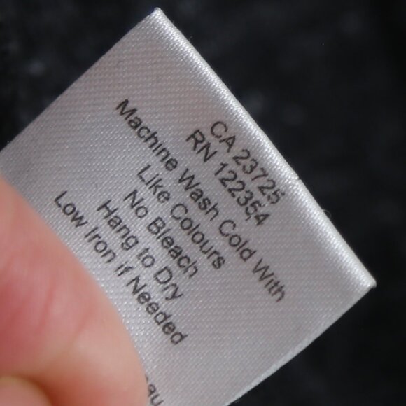 Aritzia TNA Slouchy V-Neck Marled Knit Grey Long Sleeve Top Size Small - Picture 5 of 7